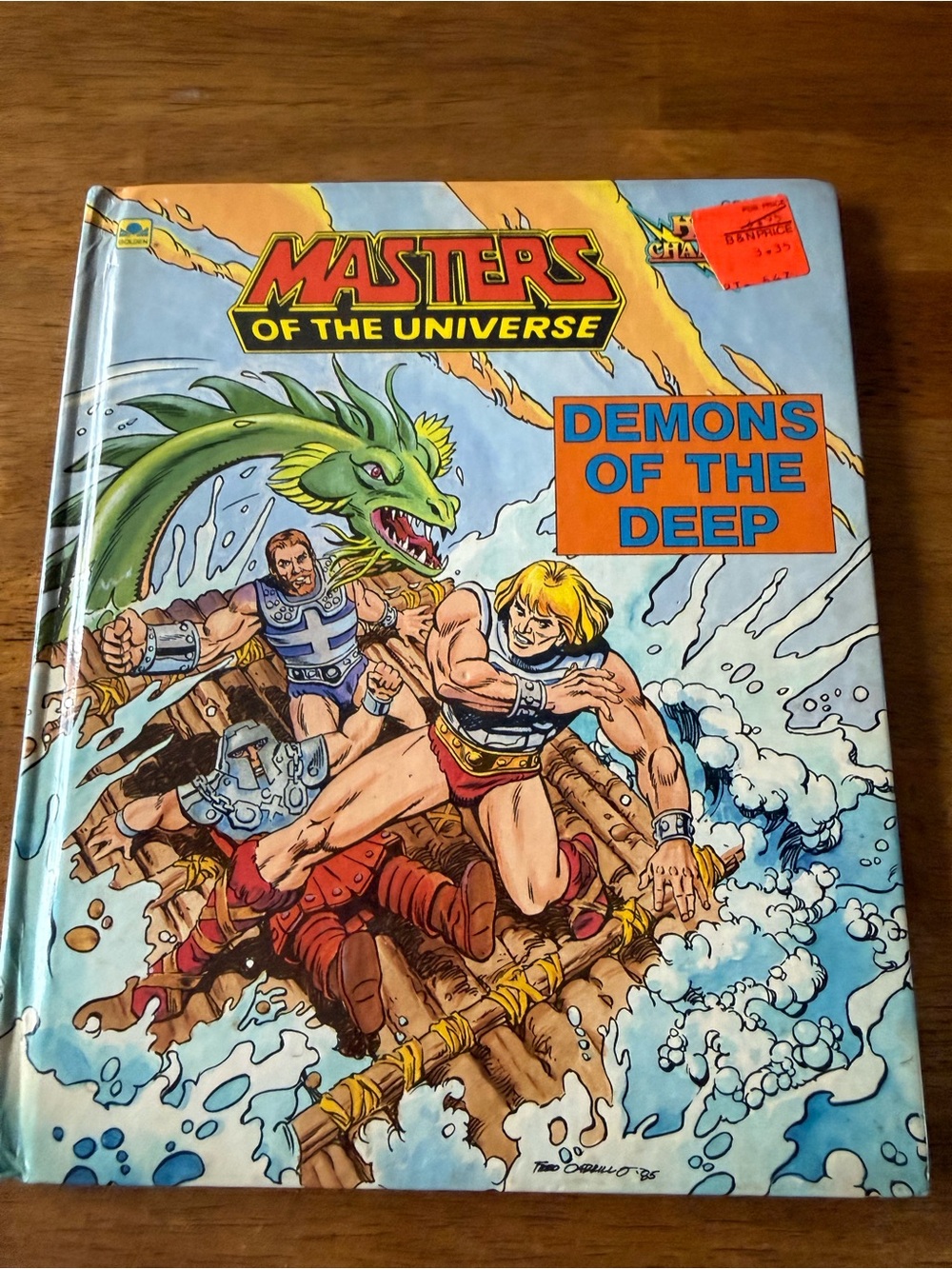 Masters of the Universe "Demons of the Deep" Hardcover - Blue Cover